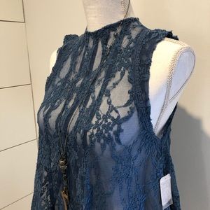 Adorable Free People Lace Top